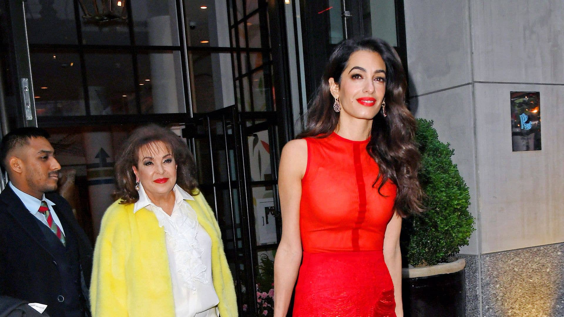 1920x1080 Amal Clooney's red mini dress is perfect for spring