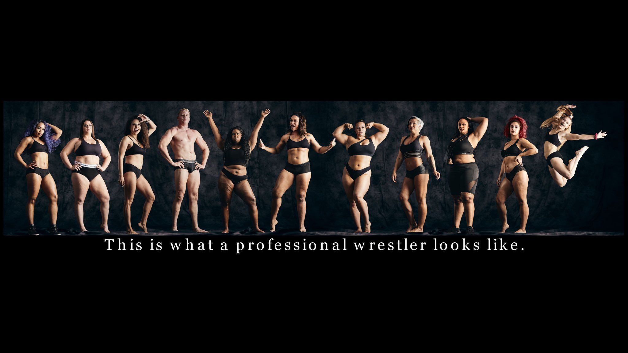 2048x1152 During Wrestlemania week, Jordynne Grace assembled a group of wrestlers for a photohoot aimed at promoting body positivity. Today, she released the result