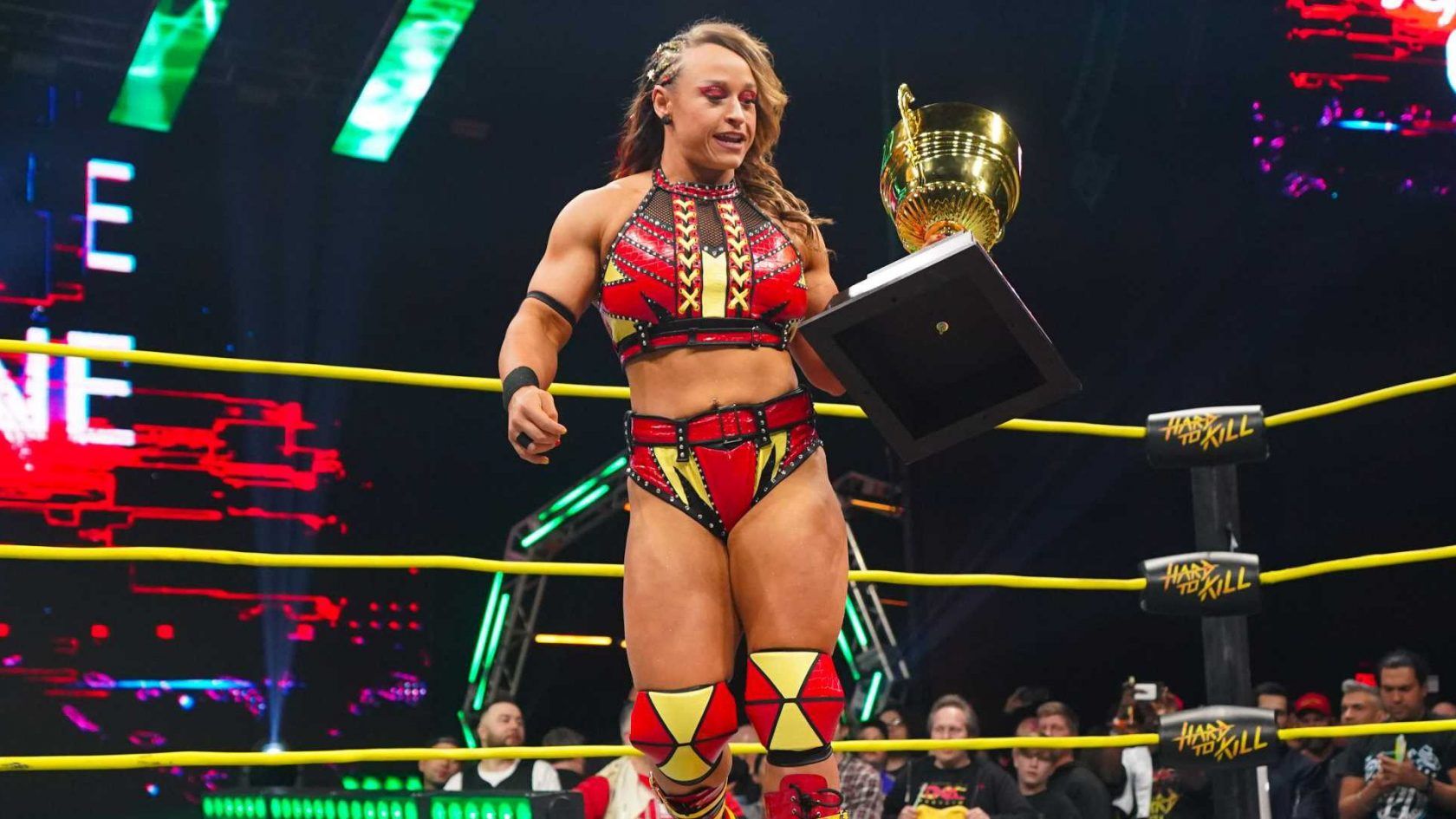 1680x945 Jordynne Grace Makes Shock WWE Debut As TNA Knockouts Champion