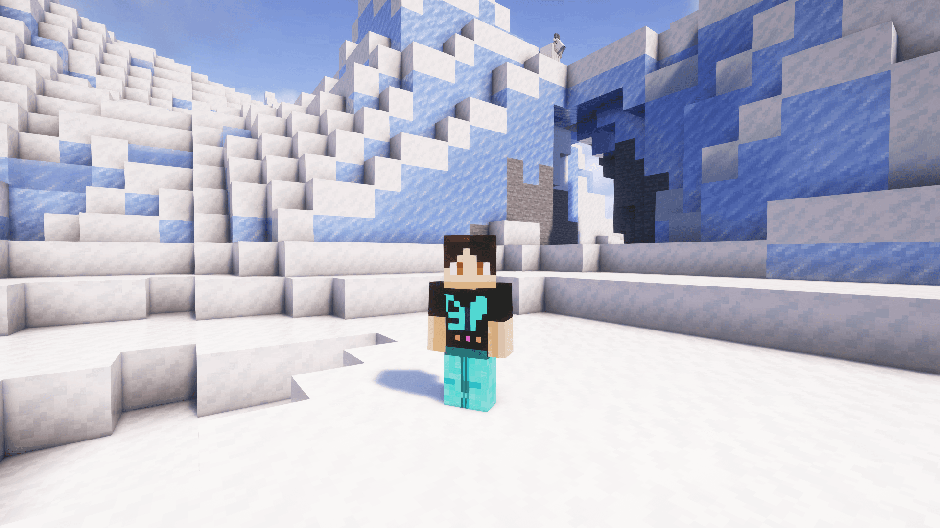 1920x1080 Beautiful Minecraft Snowfall on Your GPORTAL Server