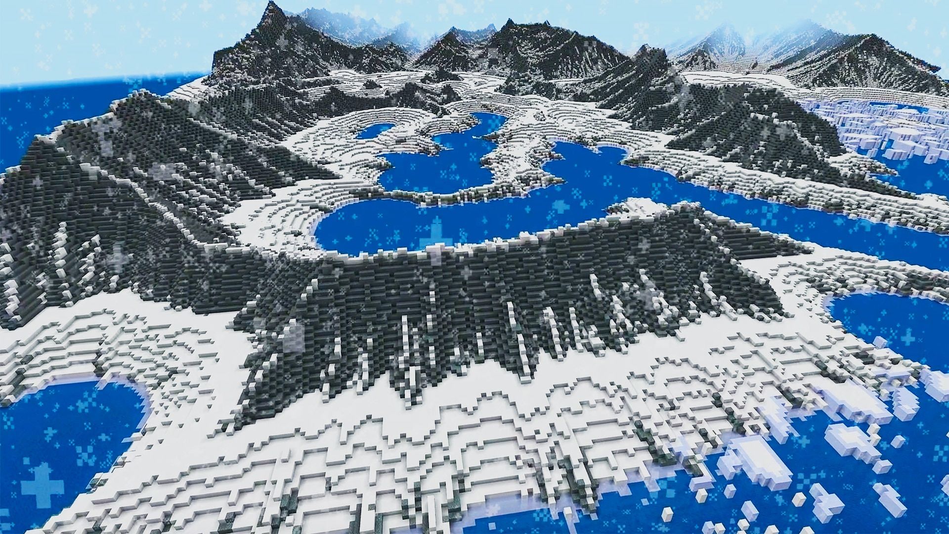 1920x1080 Minecraft x Frozen Planet II