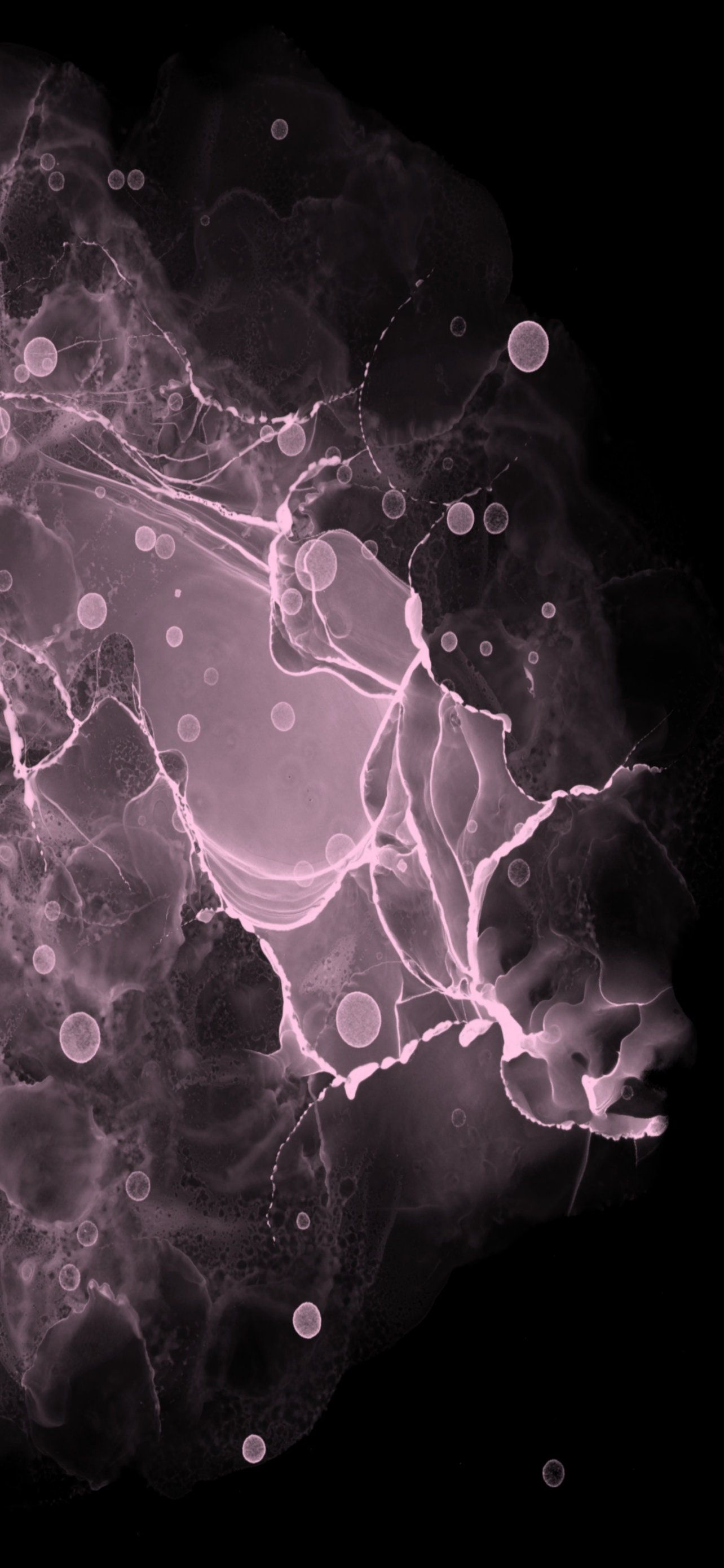 1284x2778 Black Pink Abstract iPhone Wallpaper: Modern Smartphone Lock Screen (digital Download)