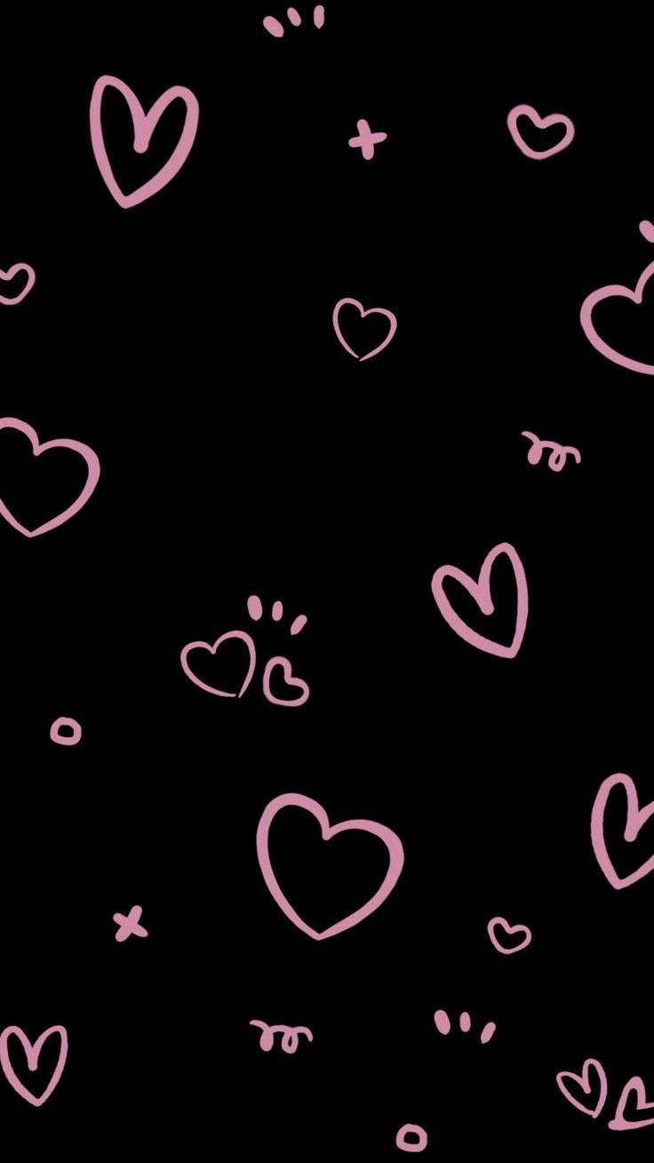 736x1308 Discover 10 Pink and black wallpaper and black pink glitter wallpaper ideas. dark sakura background, black and pink glitter wallpaper, black sakura wallpaper and more