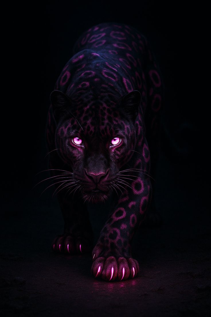 736x1104 Black Pink Panther Wallpaper