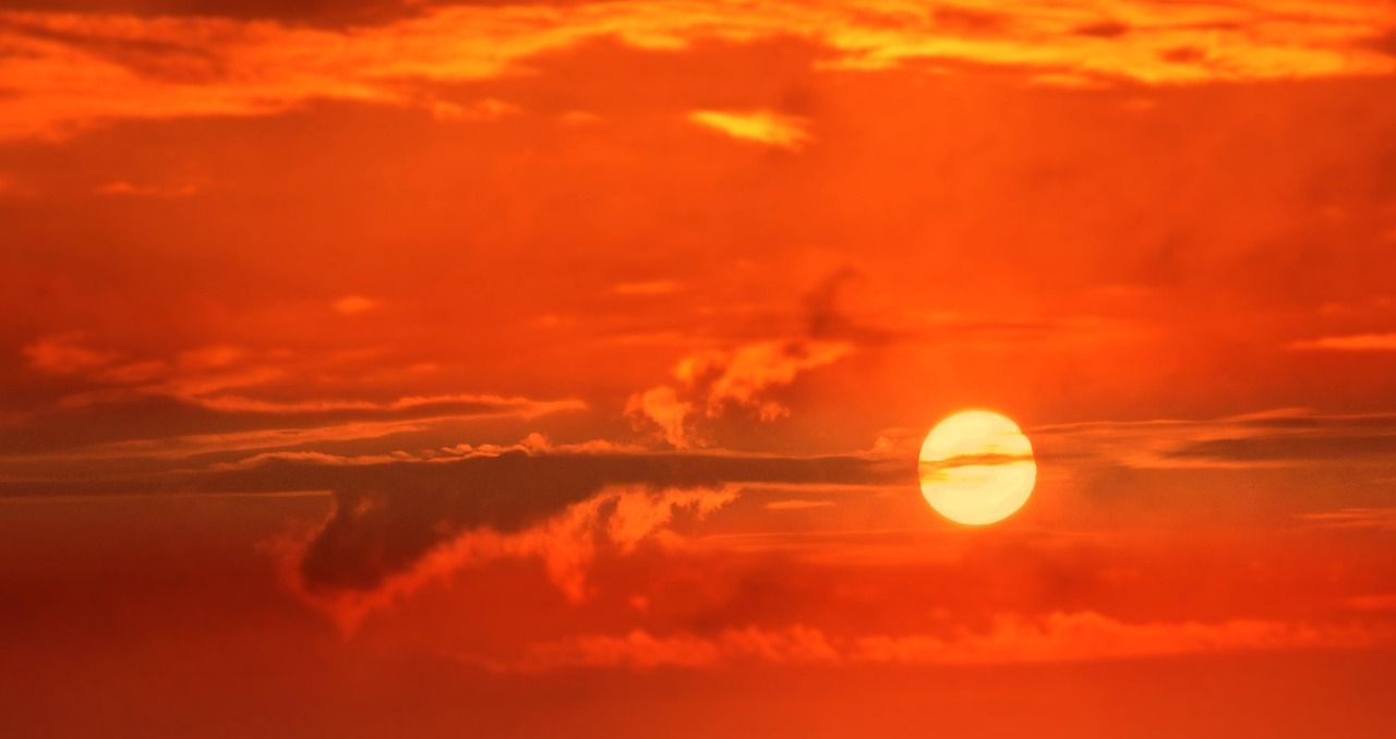 1280x678 Sunrise Sun Clouds