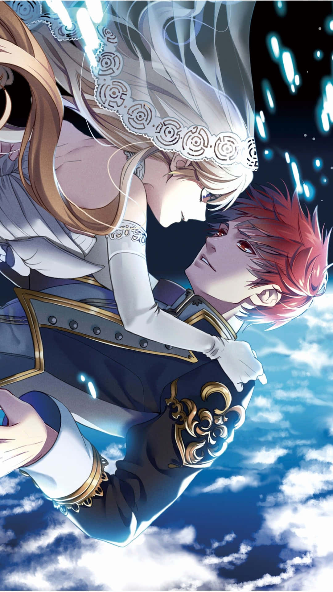 1080x1920 Download Bride And Groom Matching PFP Anime Wallpaper