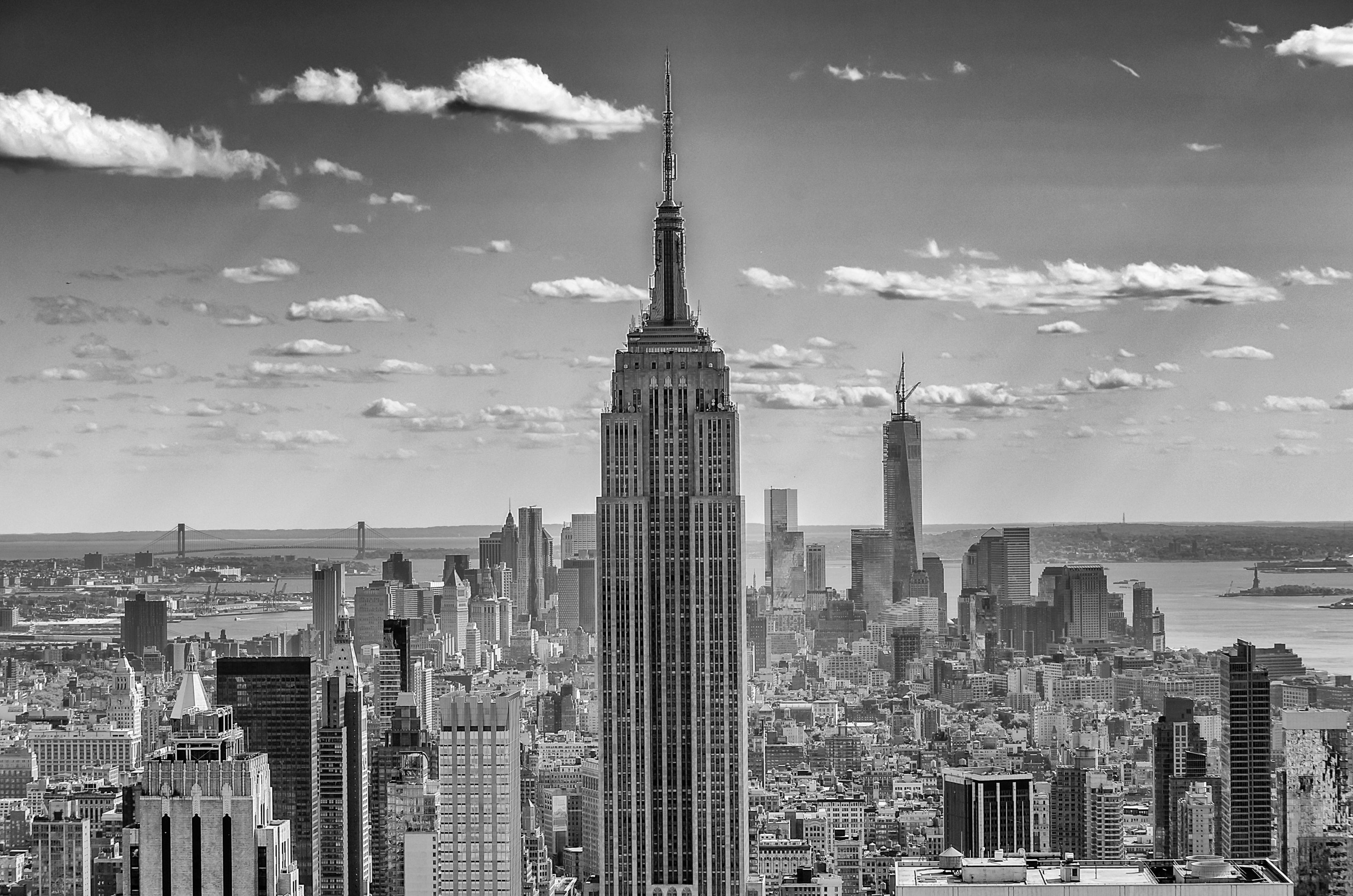3200x2119 New York Seen From The Rocks Observation Deck (Close Up) Wall Mural