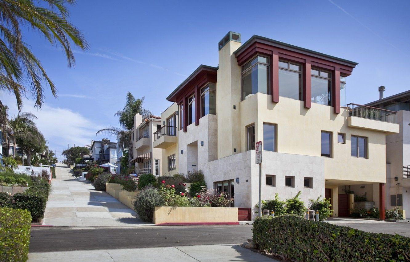 1332x850 Wallpaper City, House, USA, Sky, Los Angeles, California