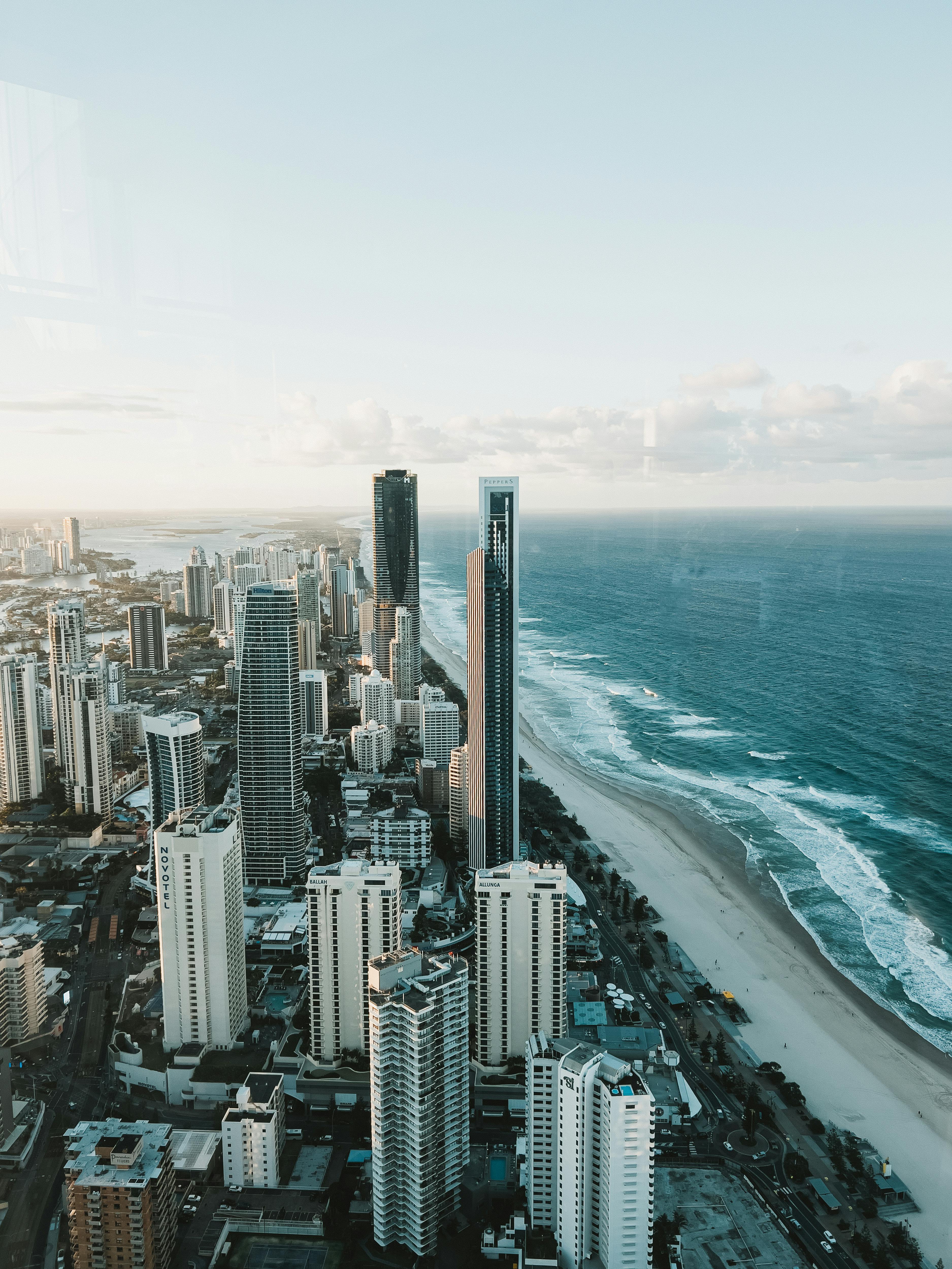 3750x5000 Panorama from Skypoint Observation Deck, Gold Coast, Queensland, Australia · Free