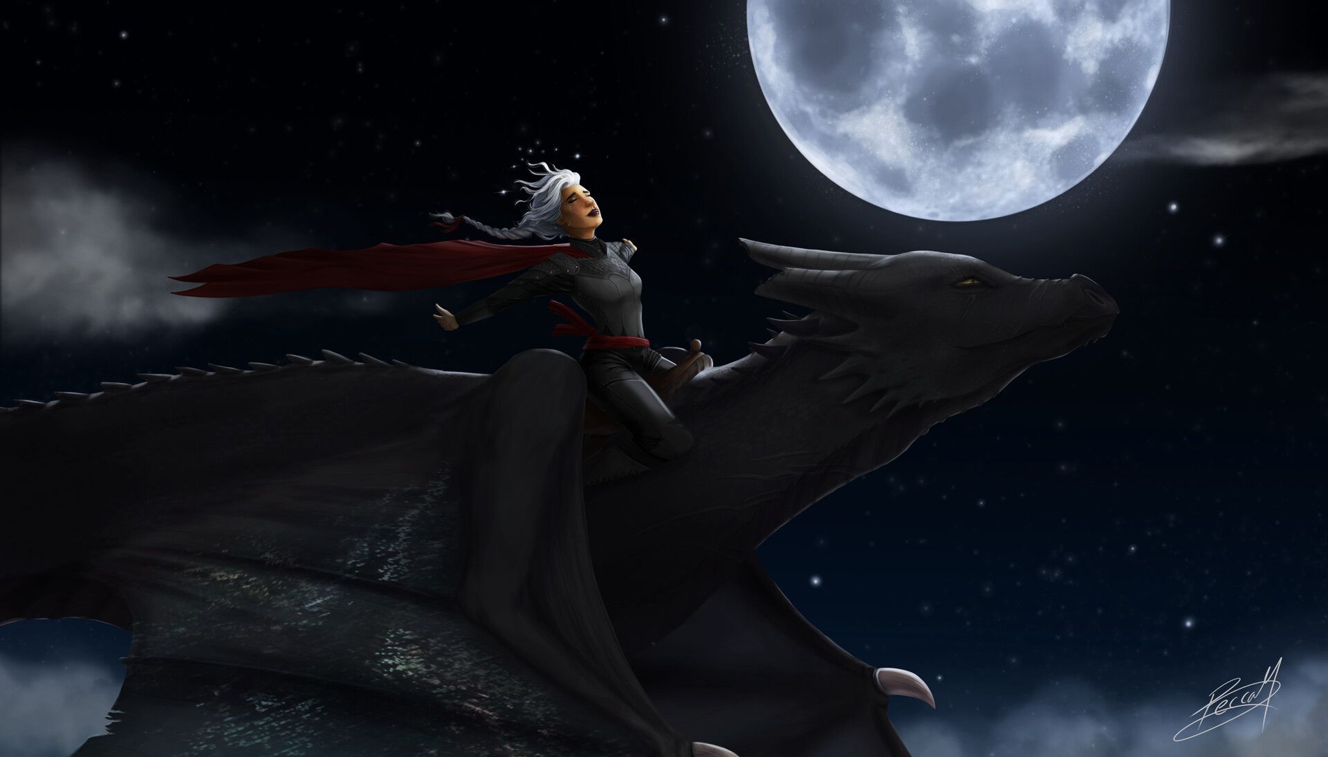 1920x1095 Rebecca McGee- A Throne of Glass Fanart