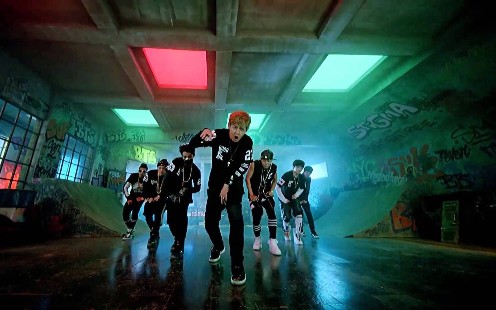 1920x1200 Download BTS Group Photo No More Dream Wallpaper