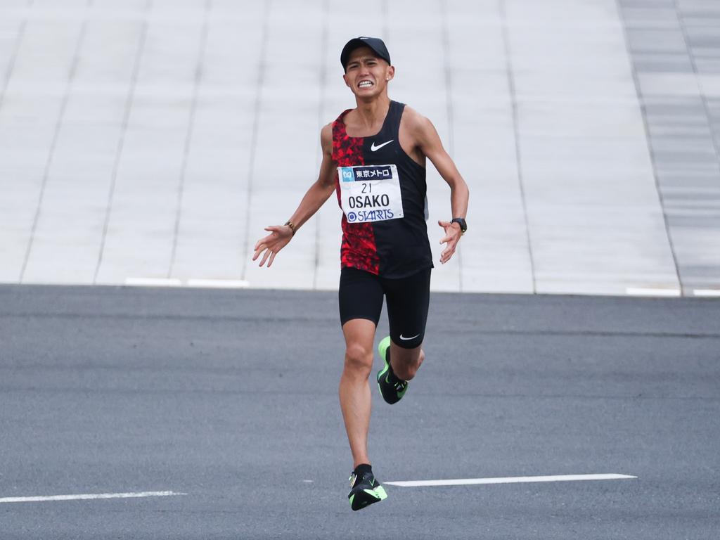 1024x768 Tokyo Marathon 2020: Eerie scenes as field limited, fans stay home because of coronavirus. news.com.au
