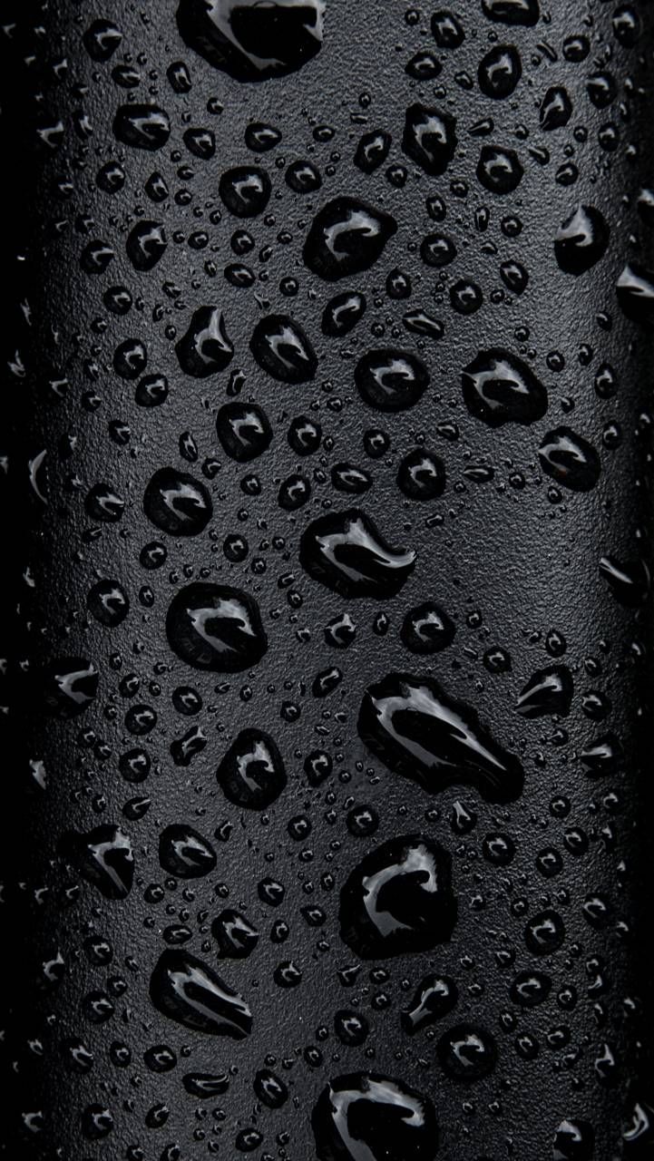 721x1280 Black Raindrops wallpaper