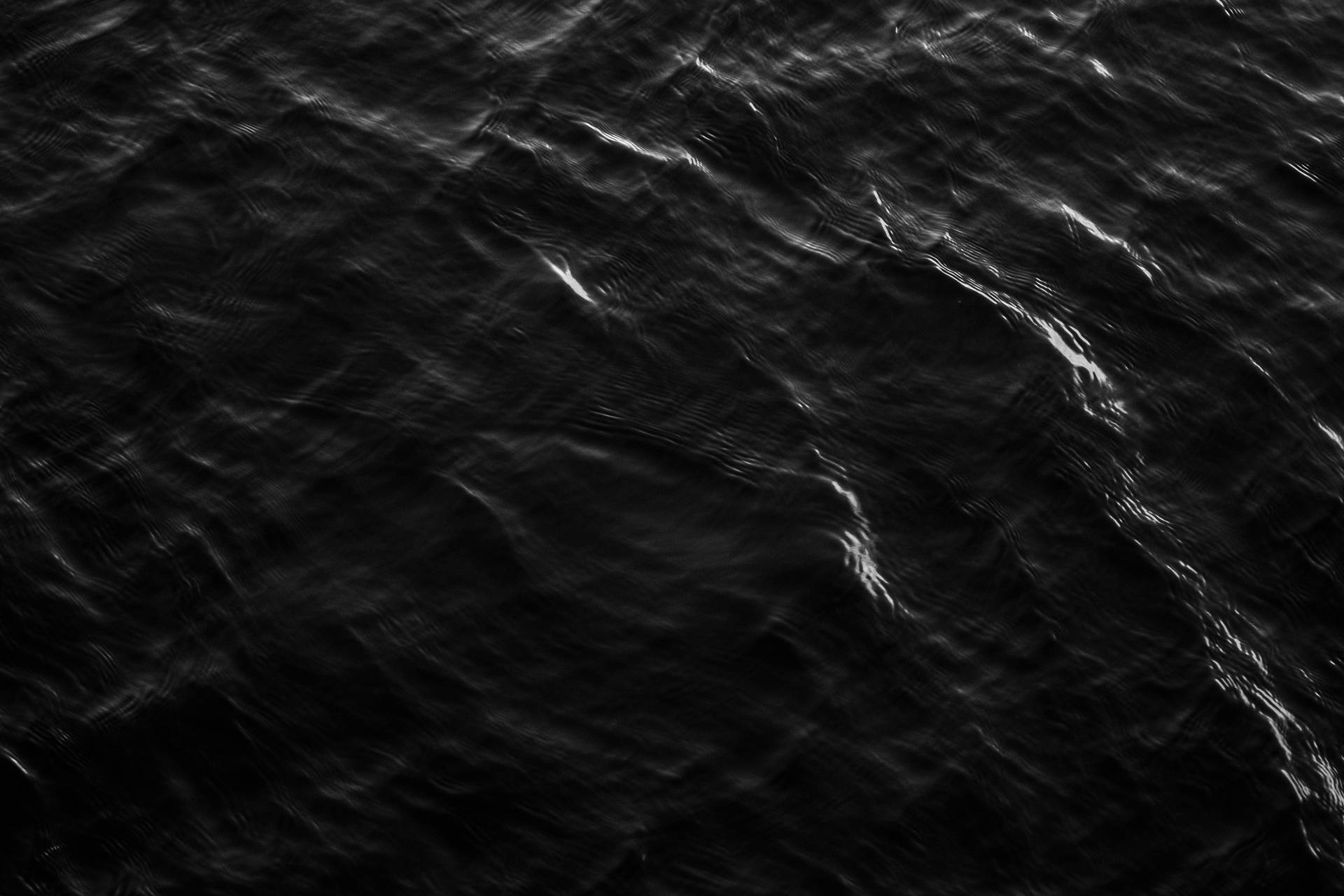 1920x1280 Download Sea Waves Black Screen 4k Wallpaper