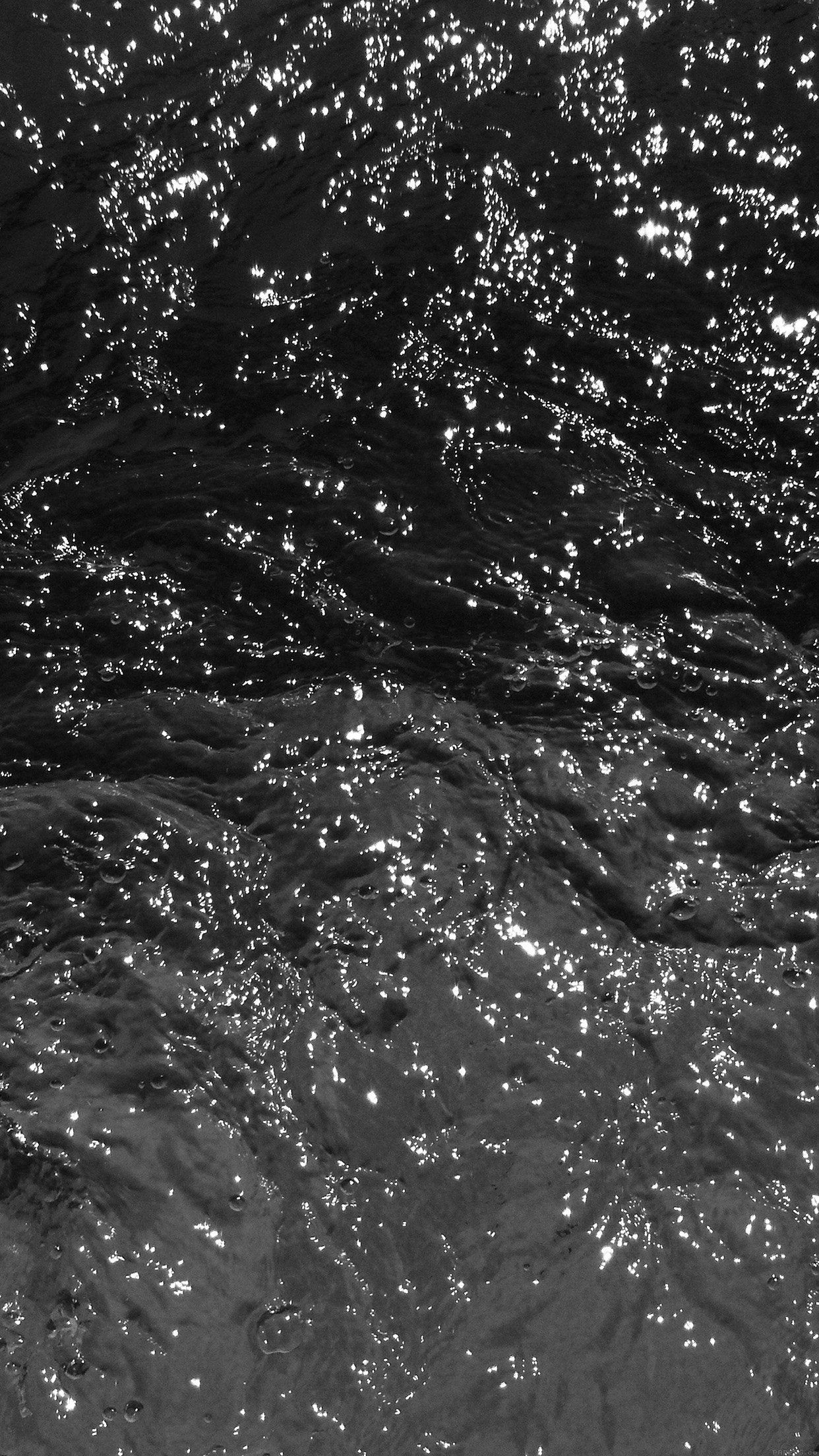1242x2208 Water Wave Dark Texture Ocean Pattern iPhone Wallpaper