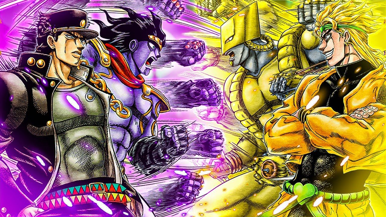 1280x720 JOTARO VS DIO