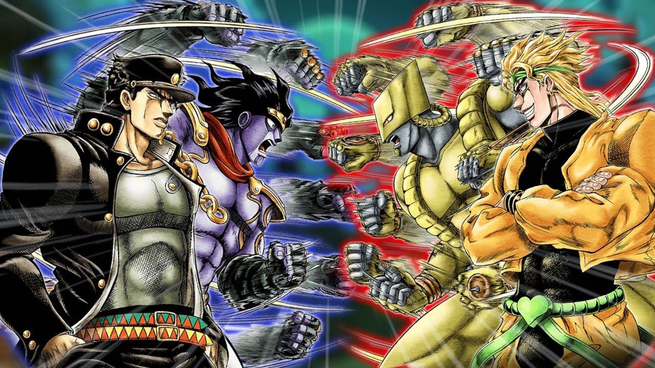 1280x720 Jotaro VS Dio