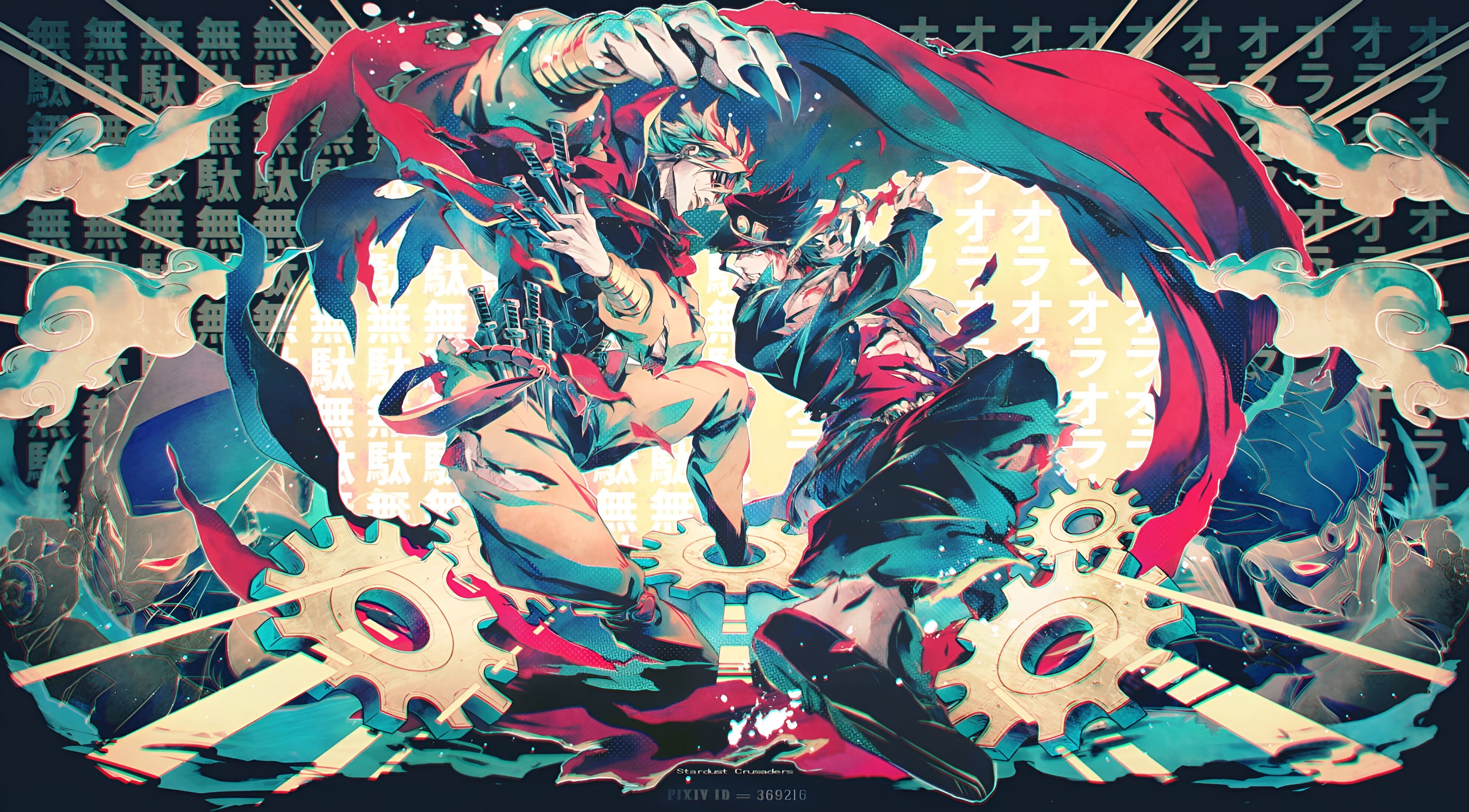 3840x2124 JoJo's Bizarre Adventure Jotaro VS DIO Wallpaperx2124