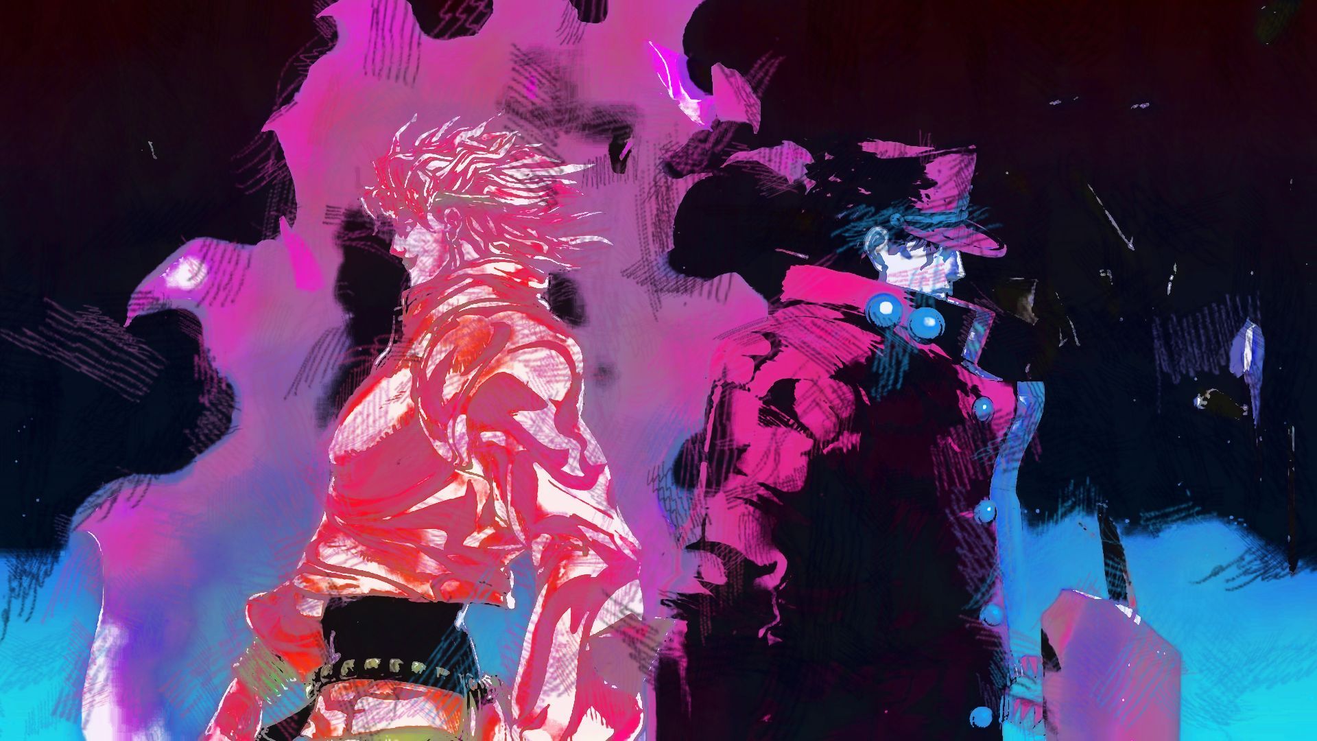 1920x1080 Phone wallpaper: Anime, Jojo's Bizarre Adventure, Dio Brando, Jotaro Kujo 837165