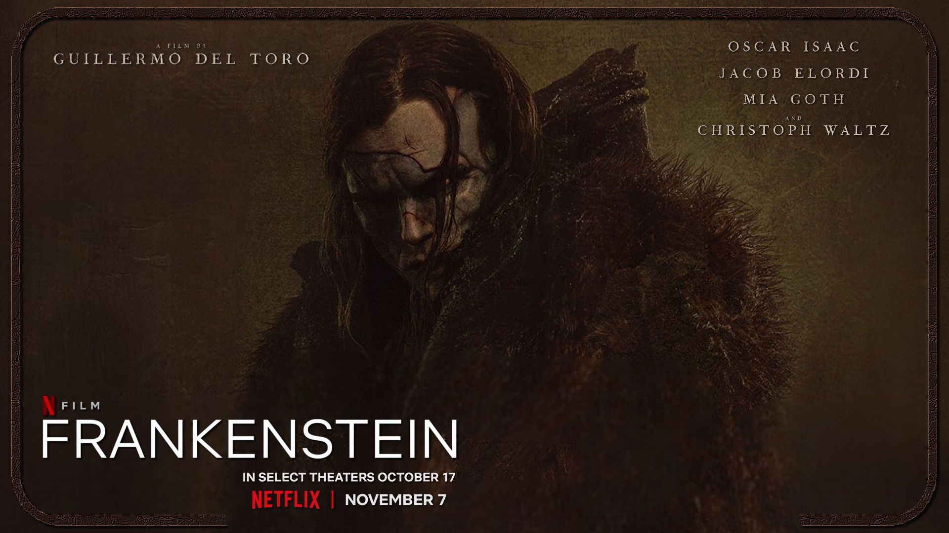 1920x1080 Guillermo del Toro's Frankenstein New Poster Revealed of the Force