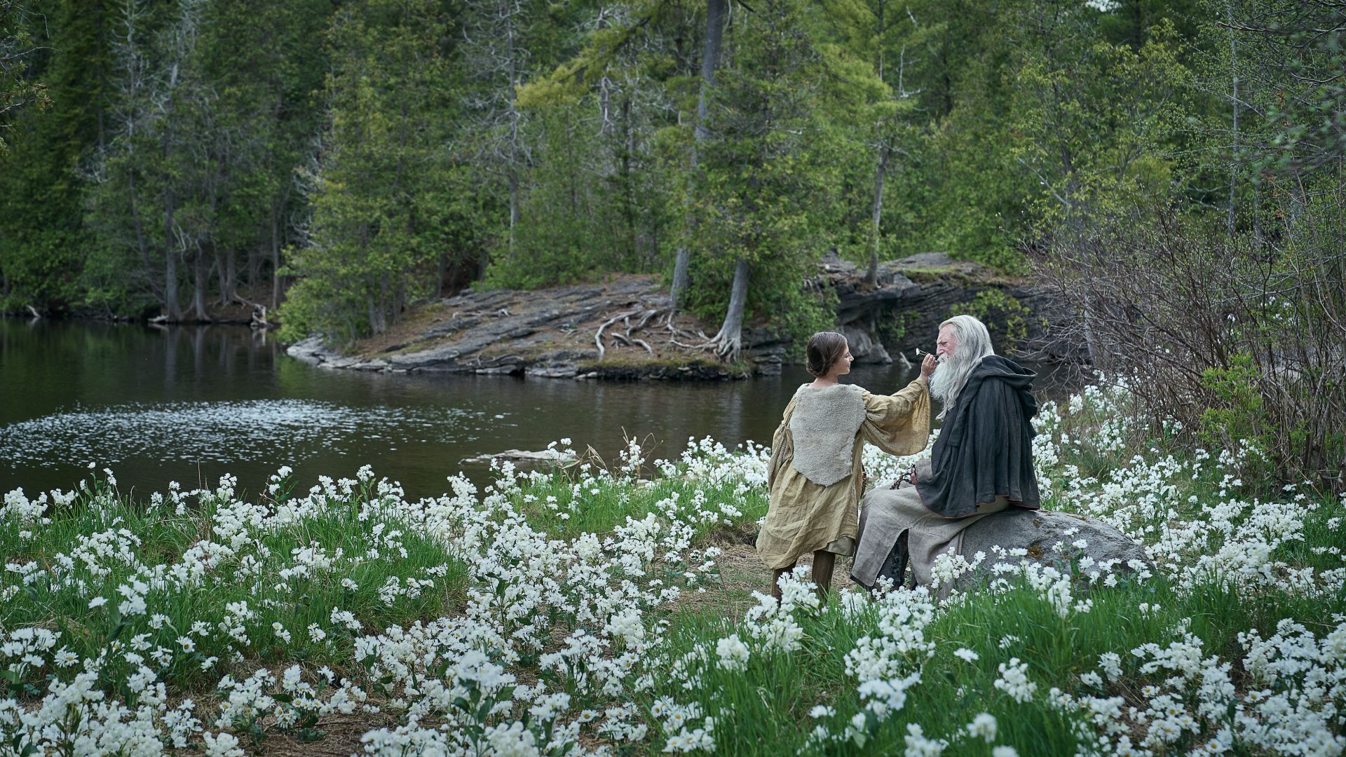 1920x1080 Jacob Elordi, Oscar Isaac, Mia Goth in New Photo for 'Frankenstein'