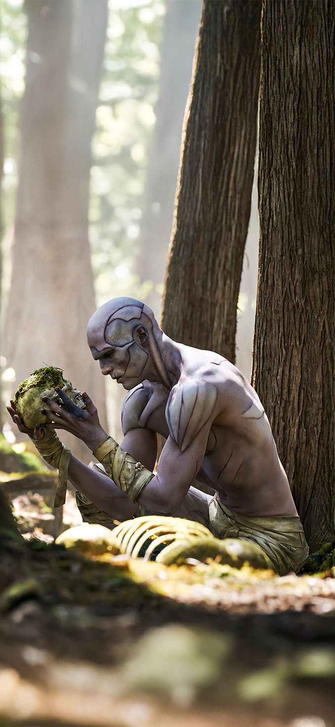 678x1470 Frankenstein Creature's Reflection