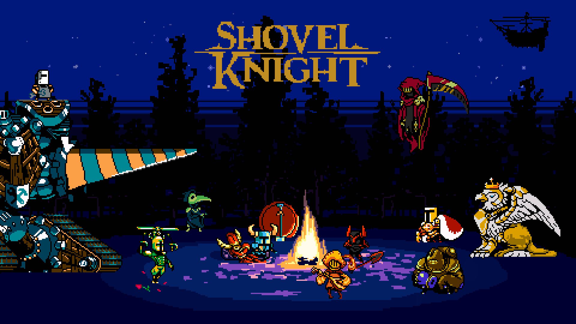 1920x1080 Download Shovel Knight in Epic Pixel Art Battle Wallpaper