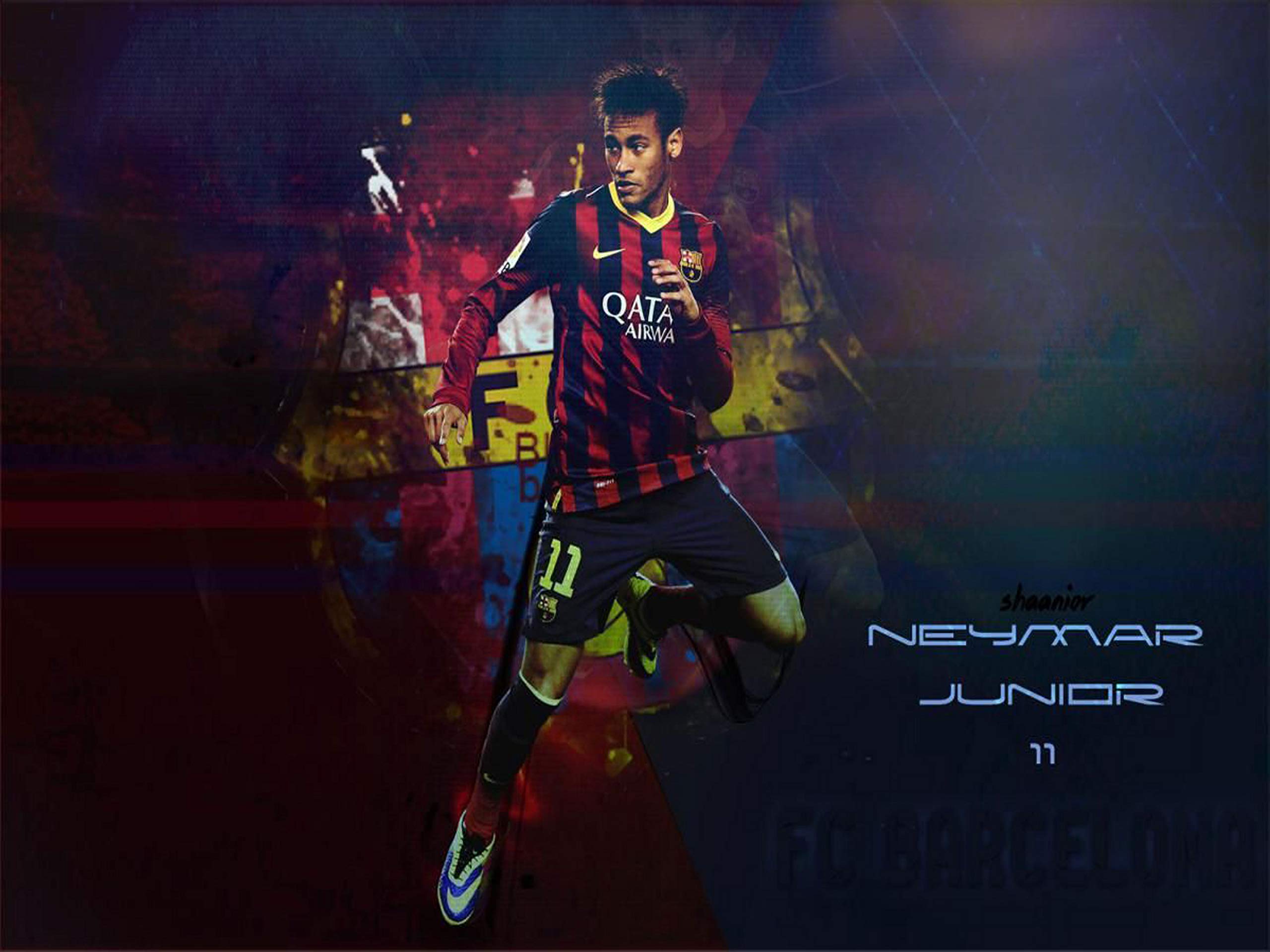 2560x1920 Muro D'Arte Cool Neymar Wallpaper Barcelona 12X16 inch Poster : Amazon.co.uk: Home & Kitchen
