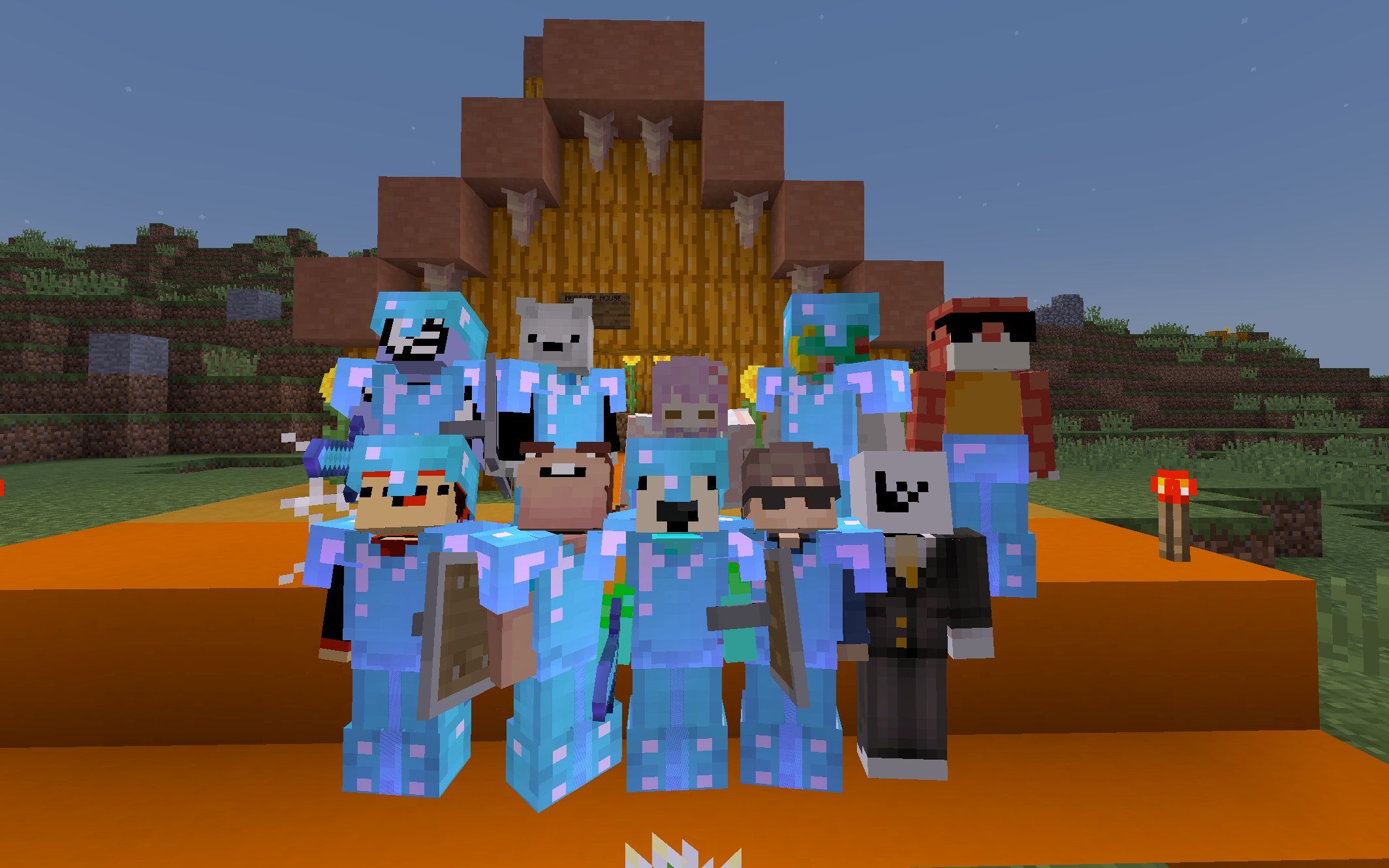 2128x1330 Minecraft Lifesteal SMP Wallpaper