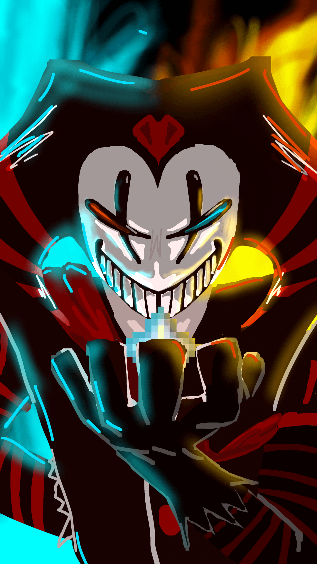 1080x1920 Lowkey my phone background. Lifesteal smp fanart (I am the artist guys)