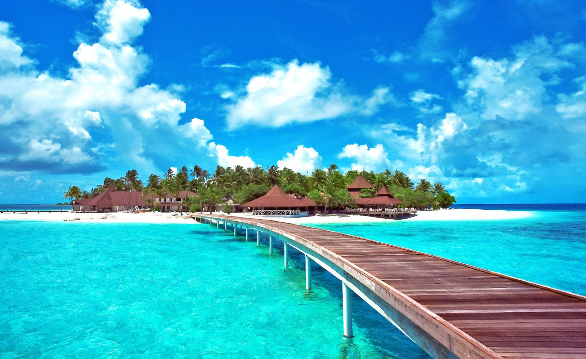 2000x1228 Caribbean Islands Wallpaper