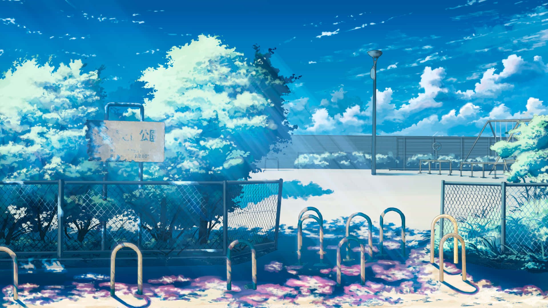 1920x1080 Anime Park Background