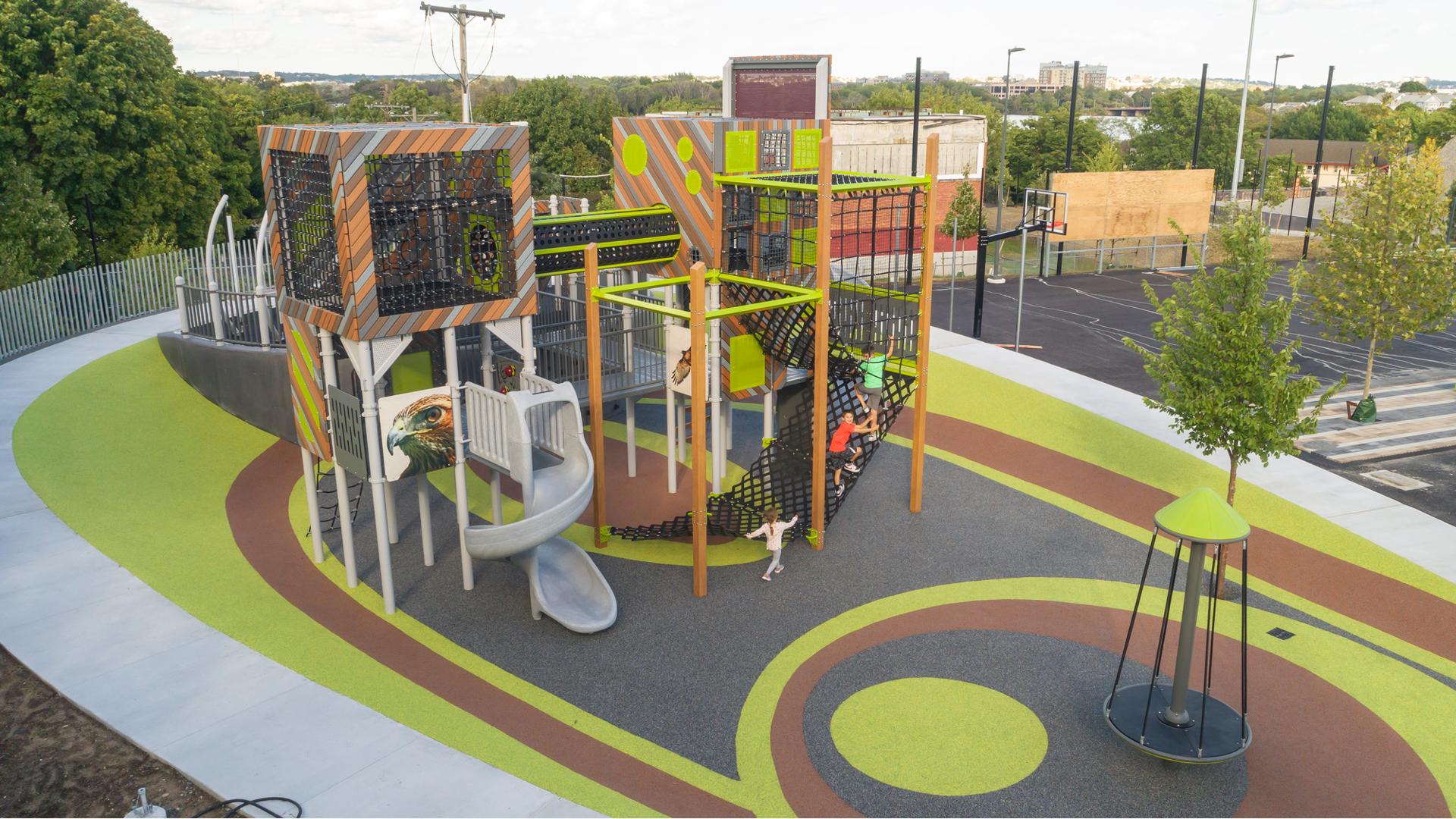 1920x1080 Arthur D. Healey Schoolyard School Playground