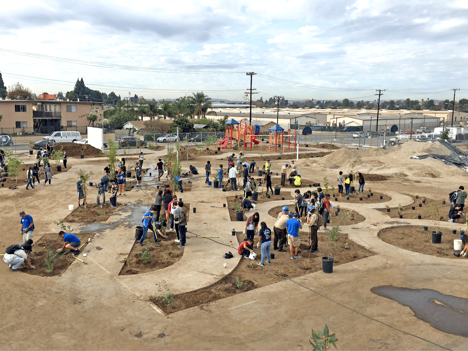 1600x1200 More Trees, Less Asphalt at School. Governor of California
