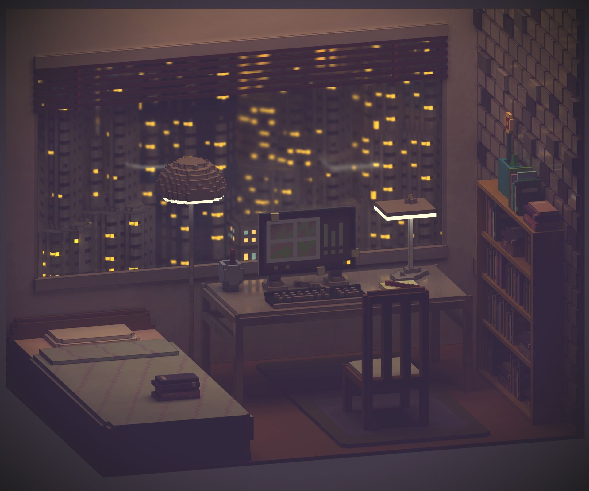 1920x1600 The quiet room art (2). Image - Behance