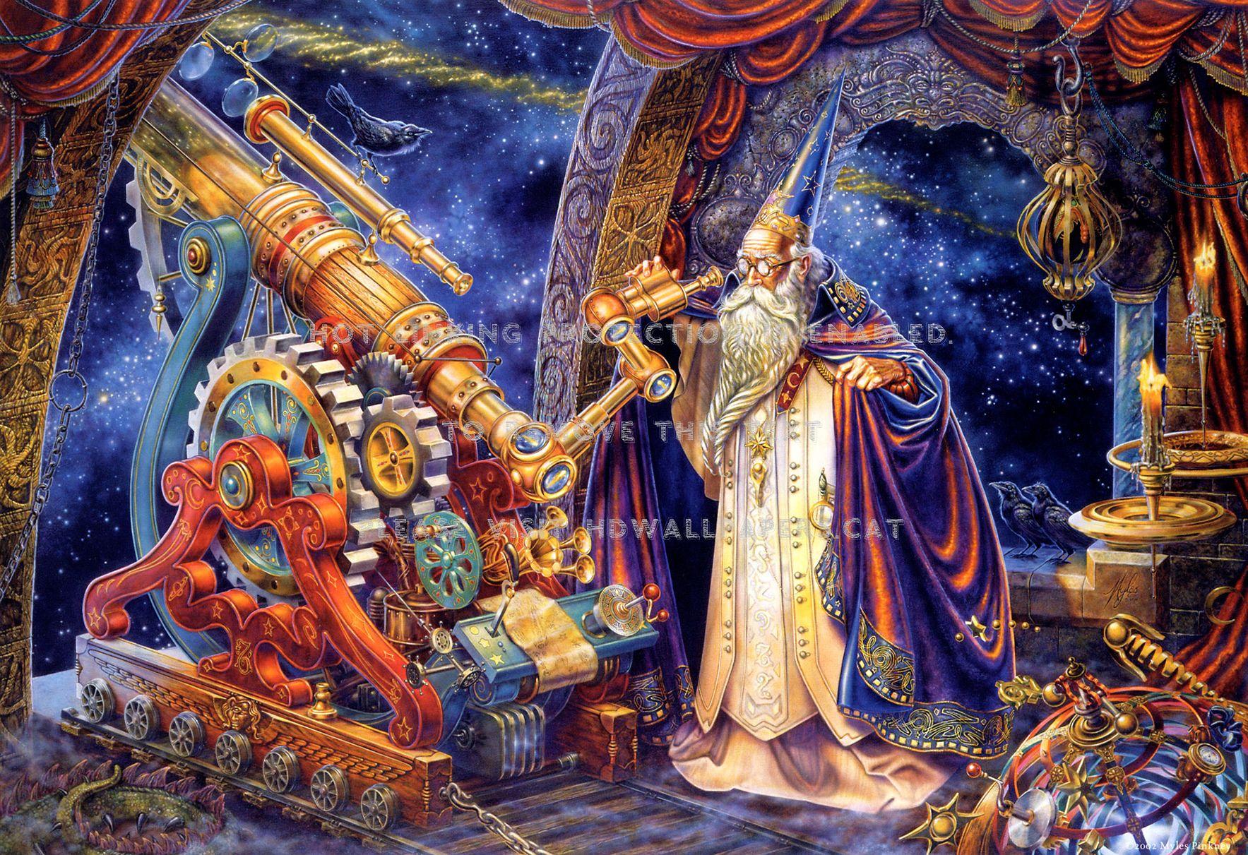 1767x1211 the astronomer astronomy space stars wizard