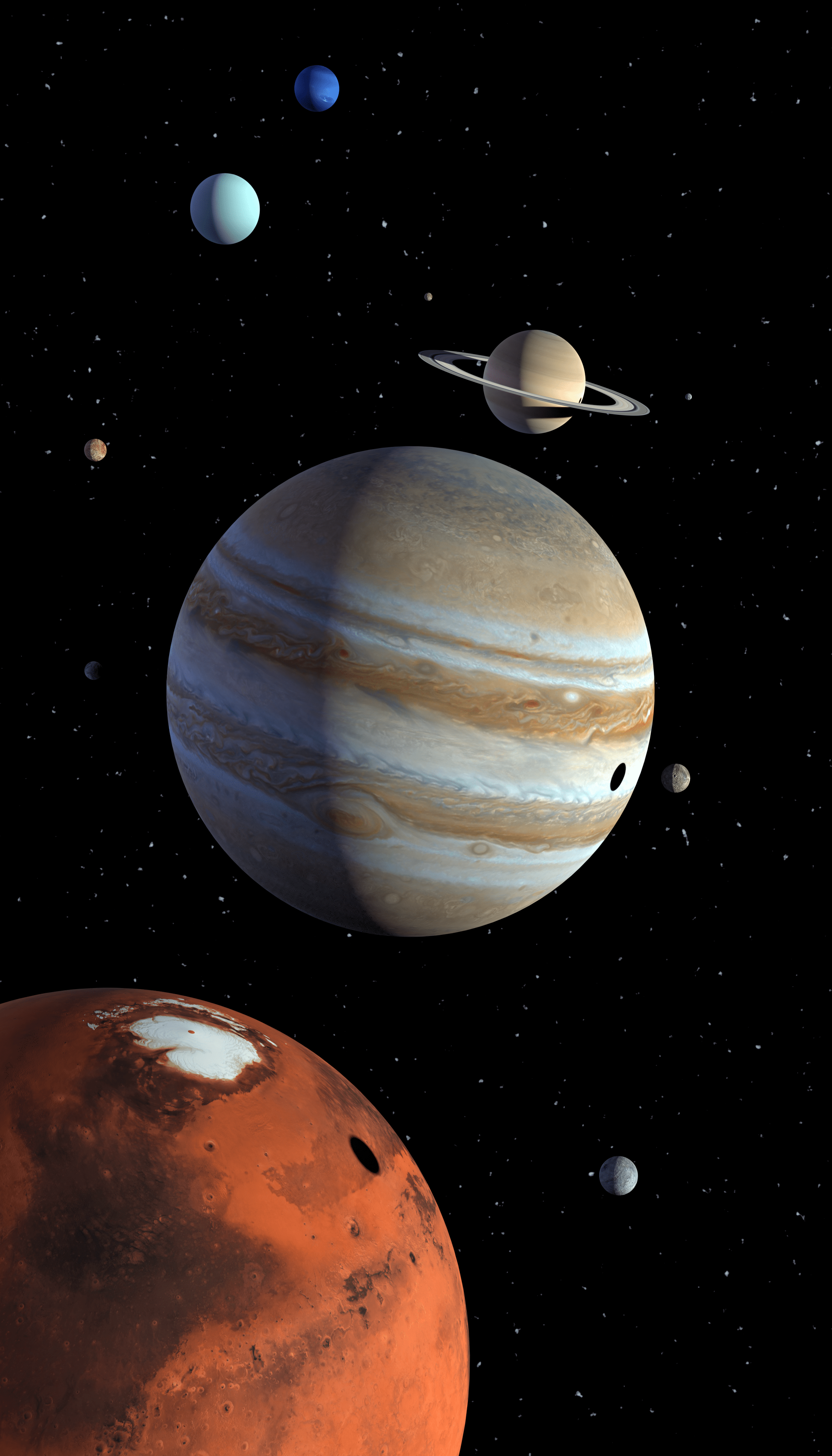 2240x3920 I made this mobile wallpaper for Astronomy Day using free textures