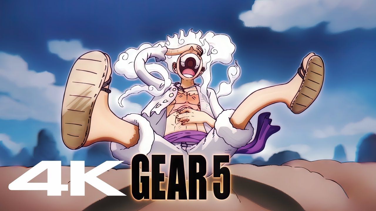 1280x720 [4K Luffy Gear 5 Laugh. One Piece 1071