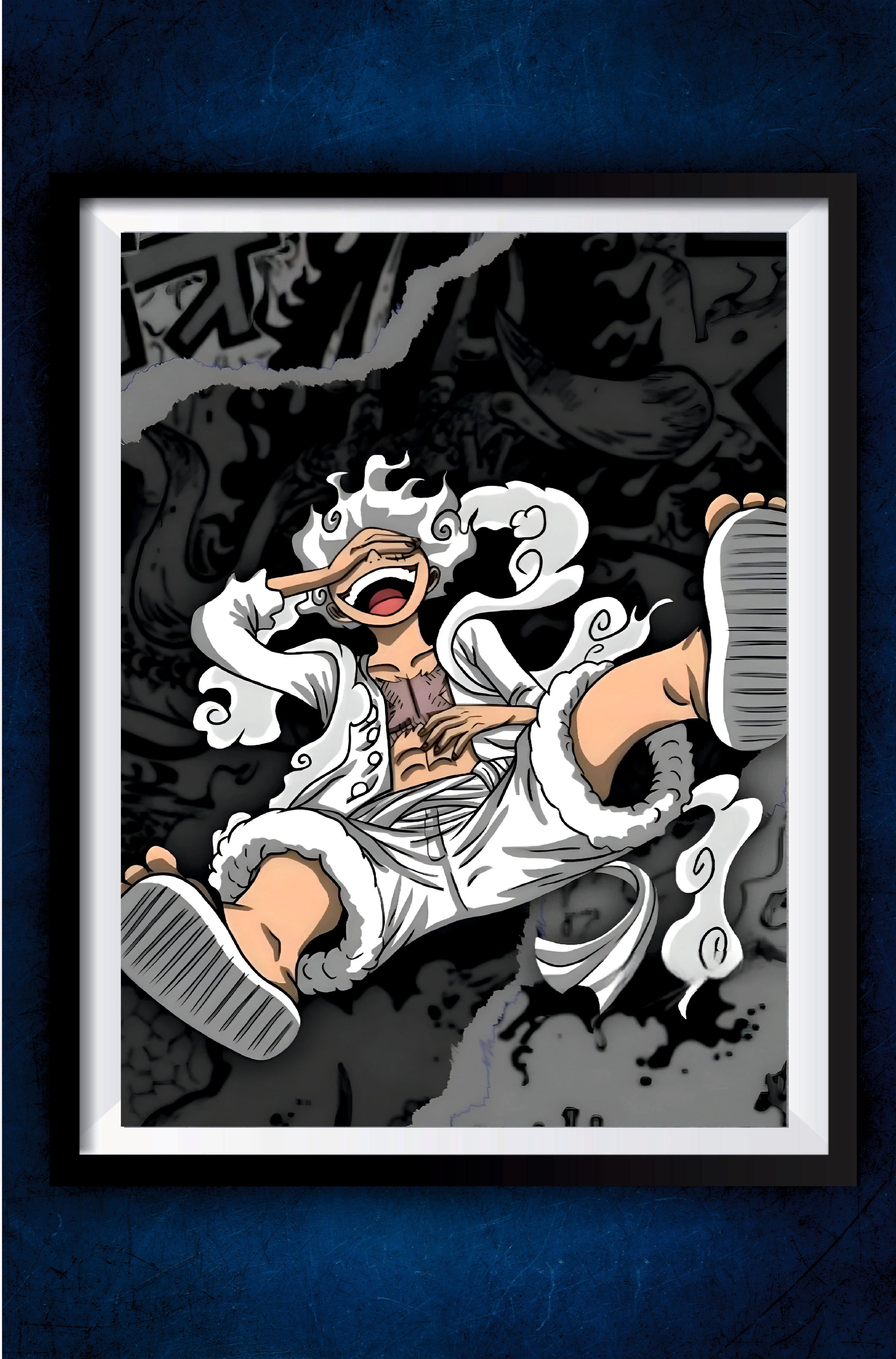 3298x5000 Luffy Laughing Gear 5 Poster.. One Piece Poster