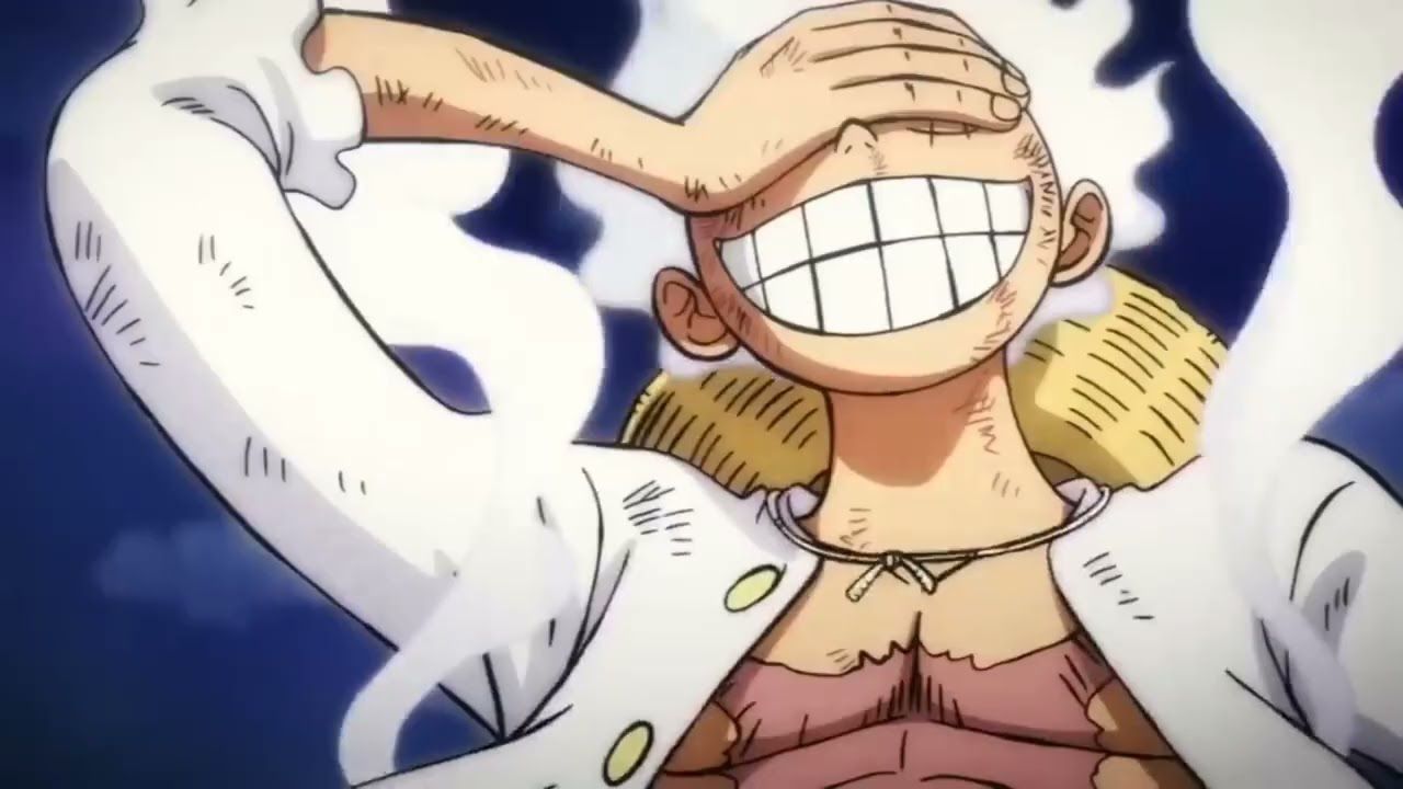 1280x720 Official Gear 5 laugh. Luffy Laughing While fighting Kaido