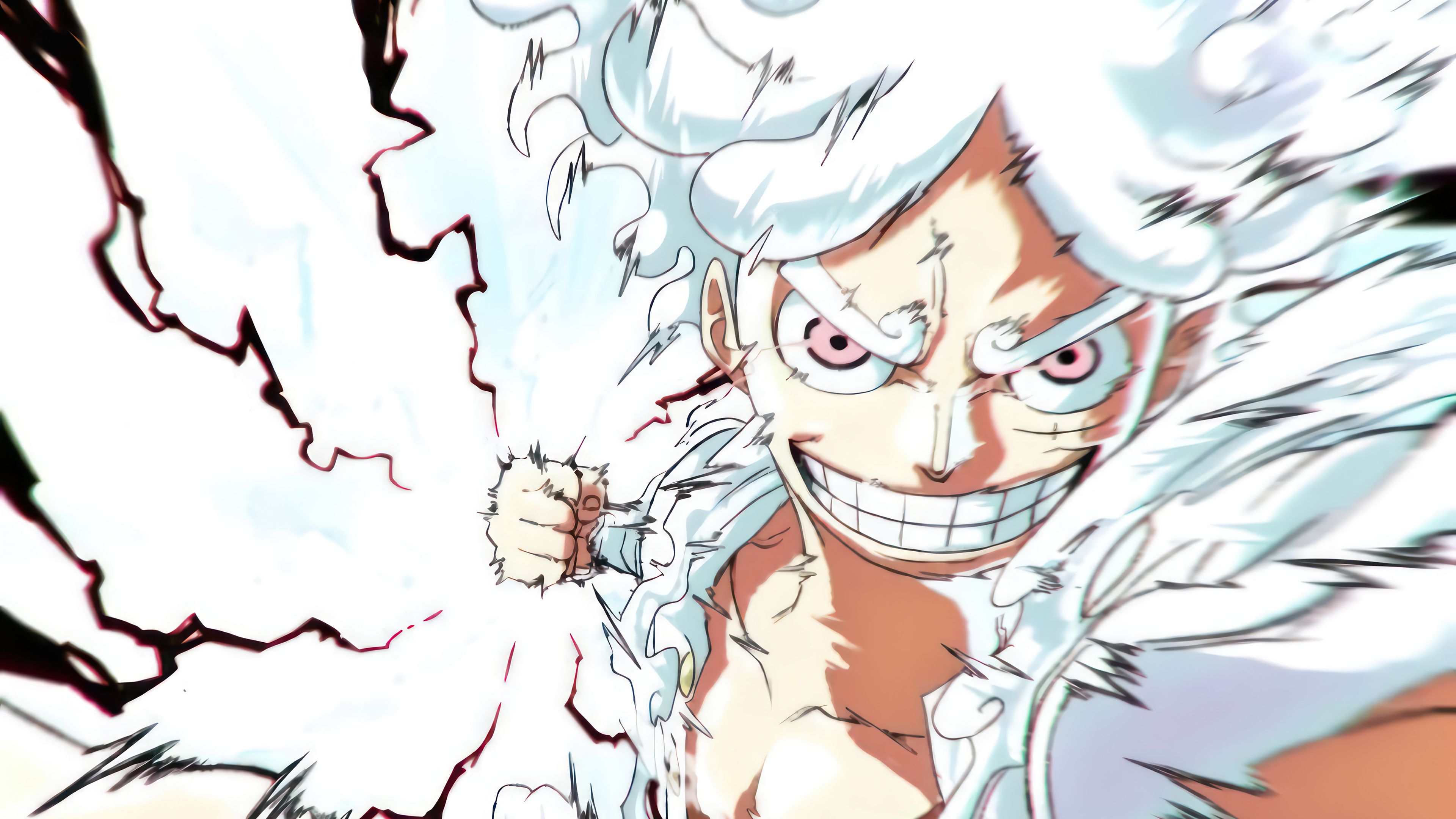 3840x2160 Luffy Gear 5 One Piece Wallpaper 4K HD PC l