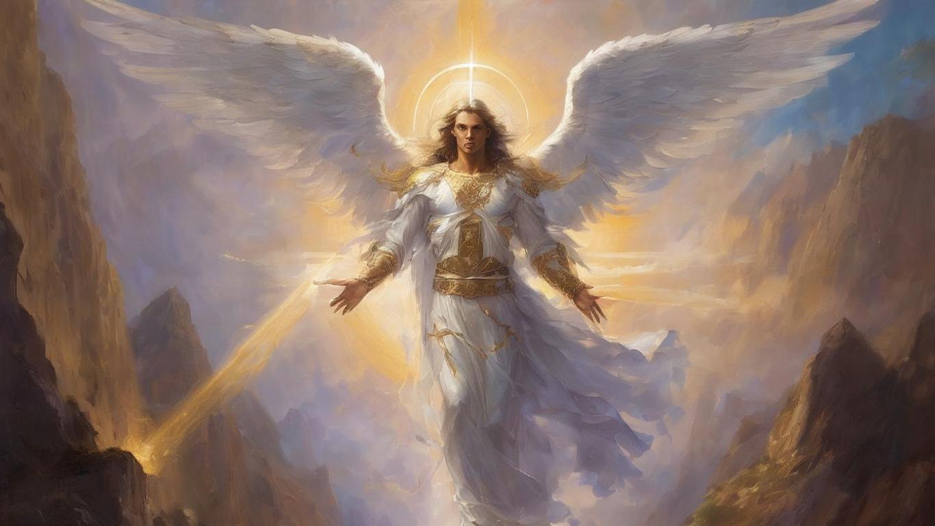 1366x768 Zadkiel of Mercy and Justice