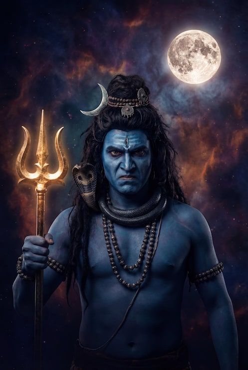 497x740 Mystical Mahadev Photo Free High Quality Picture
