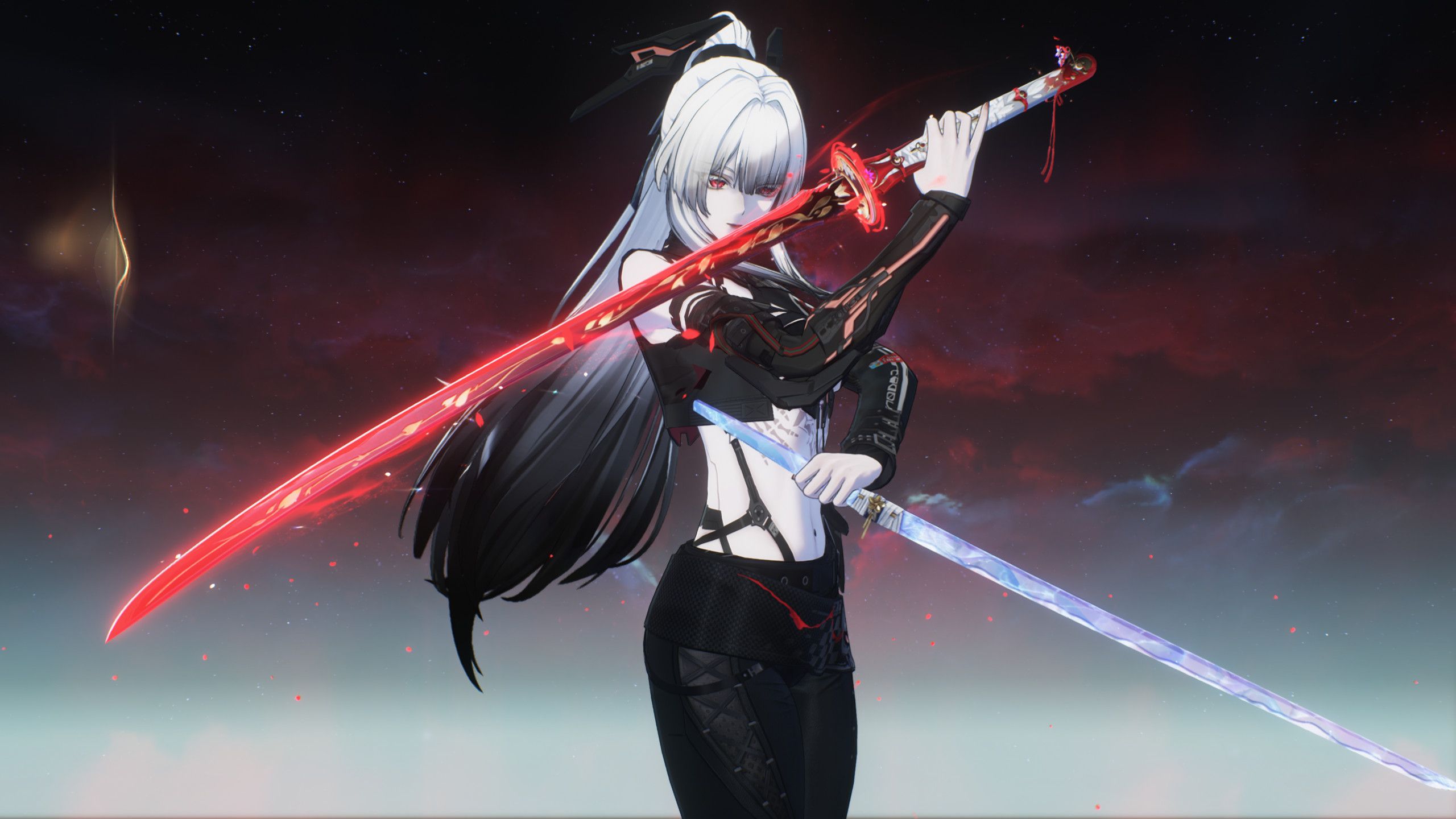 2560x1440 Hiyuki: Crimson Weave [WIP] Work In Progress for Wuthering Waves. WuWa Works In Progress