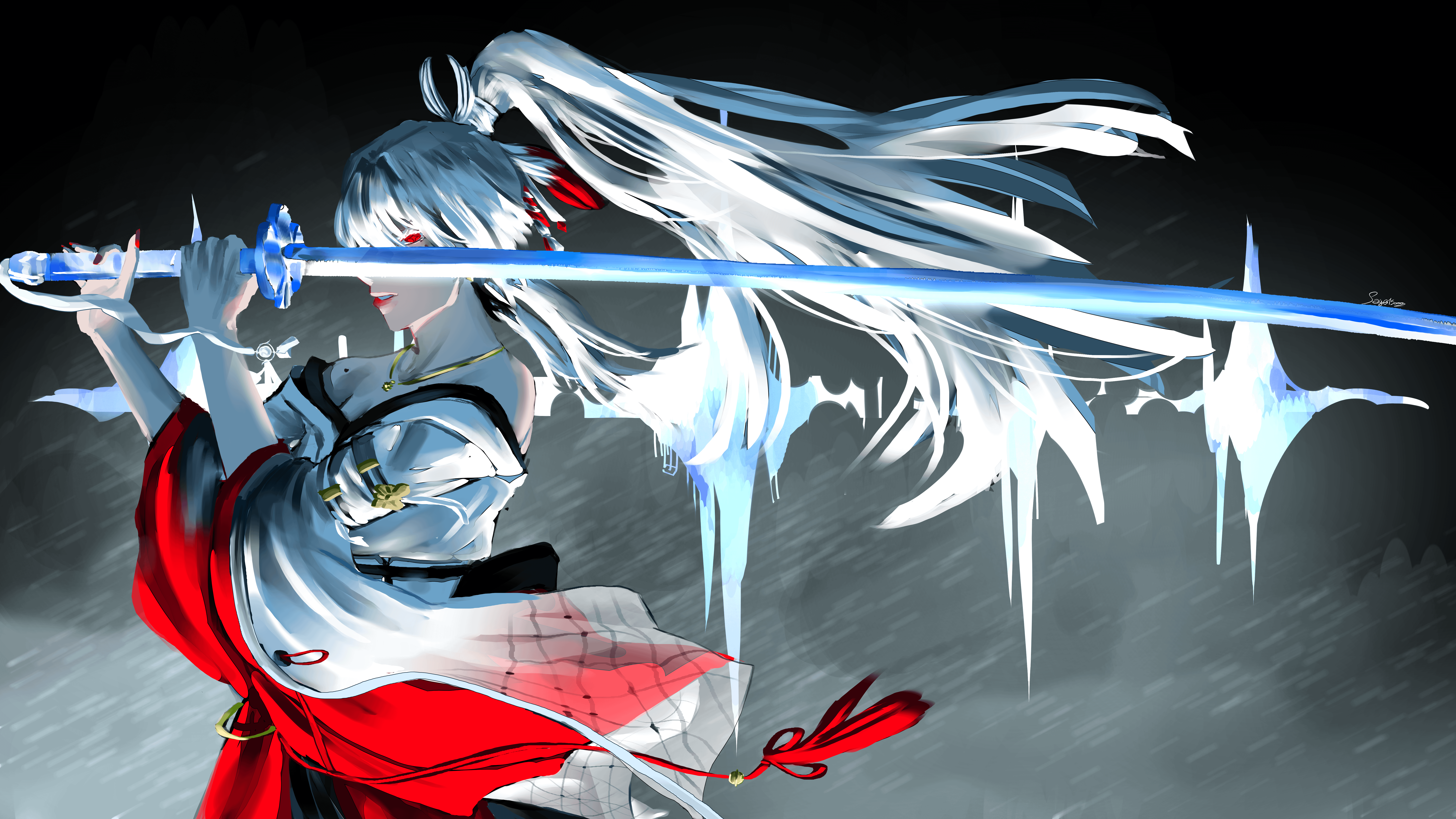7680x4320 Fanart of hiyuki by me (X:@sayg15000)