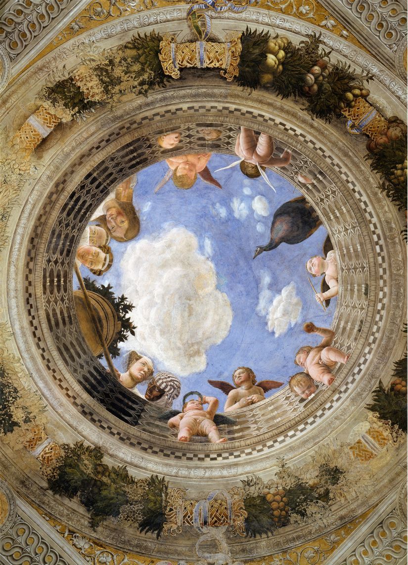 825x1143 Ceiling Of The Camera Picta Wallpaper Mural Your Way