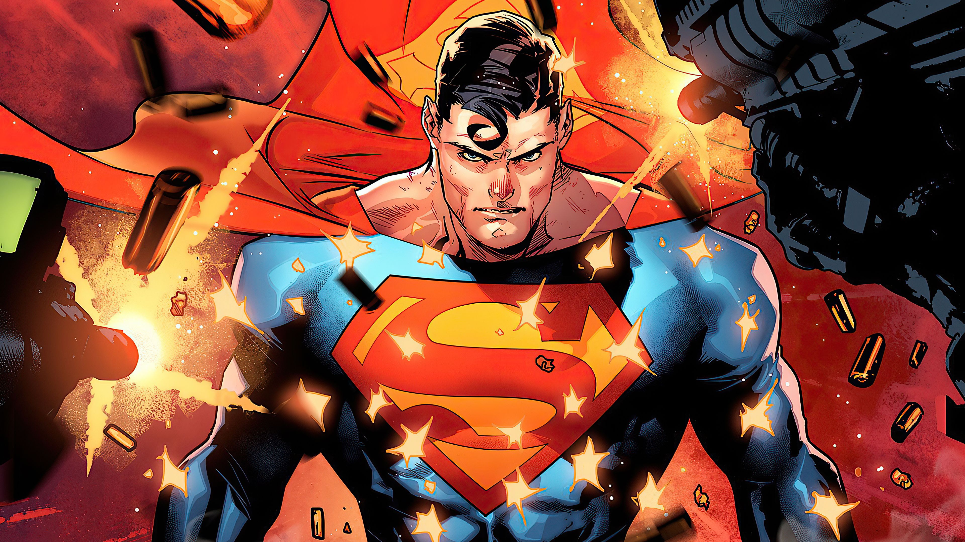 3840x2160 Superman 4K Ultra HD Comic Power