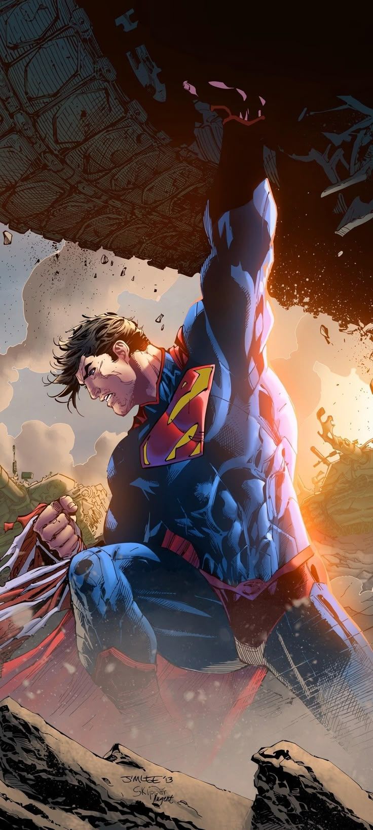 736x1636 Superman. Superman artwork, Superman wallpaper, Dc comics wallpaper
