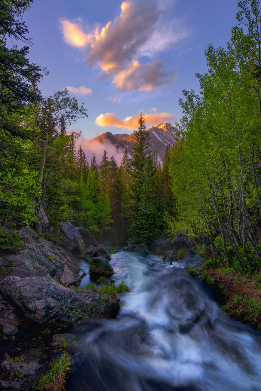 1001x1500 A beautiful summer morning in Rocky Mountain National Park, Colorado [OC][1001x1500]