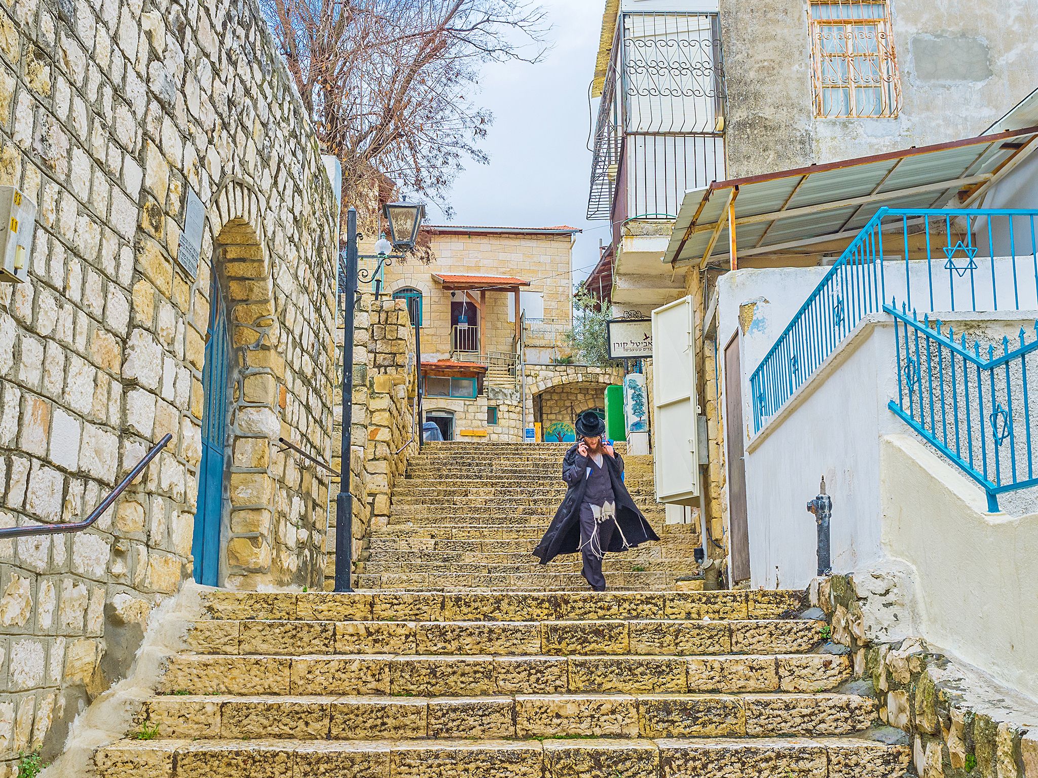 2048x1536 Great Stairs. Attractions in Safed, Israel